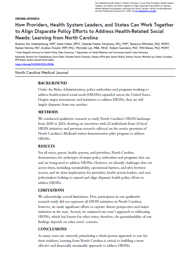 NCMJ article preview