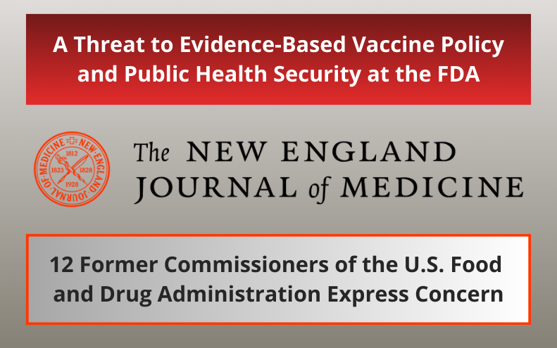  Threat to Evidence-Based Vaccine Policy and Public Health Security at the FDA
