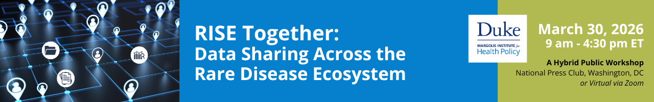 RISE Together: Data Sharing Across the Rare Disease Ecosystem banner graphic