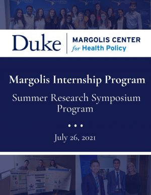 2021 Summer Research Symposium Program Book