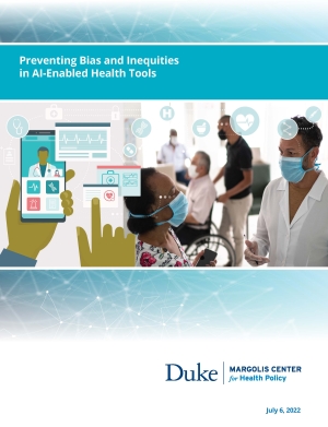 Cover image depicting computers, patients, and health care workers